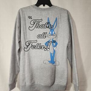 Bugs bunny '' That's All folks'' sweatshirt men's medium